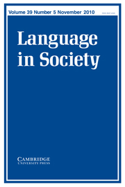 Language in Society